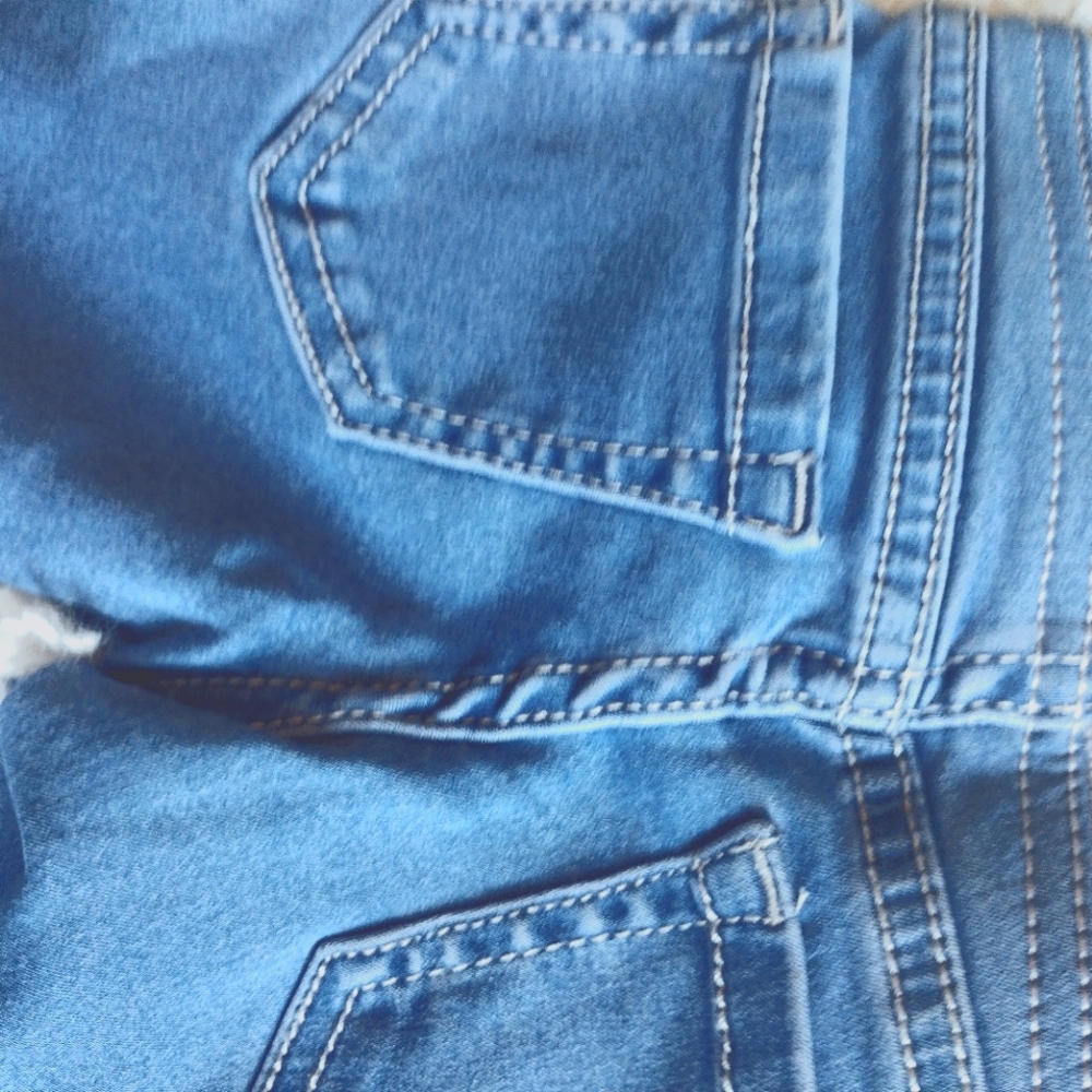 Xs toddler girl Jeggings stretch jeans 4-5 - Picture 3 of 5